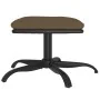 Reposapiés de tela y cuero sintético marrón 60x60x36 cm by , Ottomans - Ref: Foro24-341599, Price: 35,66 €, Discount: %