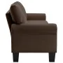 Sofá de 4 plazas de tela marrón by , Sofas - Ref: Foro24-287173, Price: 493,62 €, Discount: %