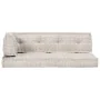 Cojín para sofá de palés tela marrón claro patchwork by , Cushions for chairs and sofas - Ref: Foro24-287724, Price: 144,75 €...