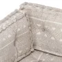 Cojín para sofá de palés tela marrón claro patchwork by , Cushions for chairs and sofas - Ref: Foro24-287724, Price: 144,75 €...