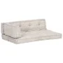 Cojín para sofá de palés tela marrón claro patchwork by , Cushions for chairs and sofas - Ref: Foro24-287724, Price: 144,75 €...