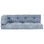 Cojín para sofá de palés tela añil patchwork by , Cushions for chairs and sofas - Ref: Foro24-287726, Price: 144,75 €, Discou...