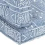 Cojín para sofá de palés tela añil patchwork by , Cushions for chairs and sofas - Ref: Foro24-287726, Price: 144,75 €, Discou...