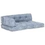 Cojín para sofá de palés tela añil patchwork by , Cushions for chairs and sofas - Ref: Foro24-287726, Price: 144,75 €, Discou...
