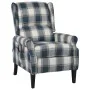 Sillón de masaje reclinable de tela azul de , Sillones de masaje eléctricos - Ref: Foro24-329316, Precio: 187,32 €, Descuento: %