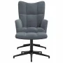 Sillón de relax con taburete terciopelo gris oscuro by , Armchairs - Ref: Foro24-328107, Price: 145,07 €, Discount: %