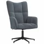 Sillón de relax con taburete terciopelo gris oscuro by , Armchairs - Ref: Foro24-328107, Price: 145,07 €, Discount: %