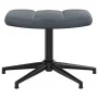 Sillón de relax con taburete terciopelo gris oscuro by , Armchairs - Ref: Foro24-328107, Price: 145,07 €, Discount: %