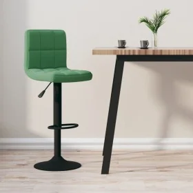 Taburete de cocina de terciopelo verde oscuro by , Kitchen stools - Ref: Foro24-334297, Price: 76,97 €, Discount: %