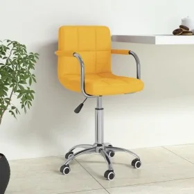 Silla de oficina giratoria de tela amarilla mostaza by , Office chairs - Ref: Foro24-334674, Price: 100,62 €, Discount: %