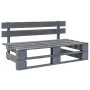 Otomana de jardín de palets madera de pino impregnada gris von , Modulare Sofas für den Außenbereich - Ref: Foro24-3066491, P...