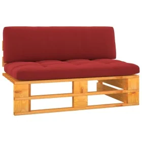 Sofá central palets jardín madera pino impregnada marrón miel by , Modular outdoor sofas - Ref: Foro24-3066523, Price: 115,71...