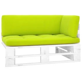 Sofá de jardín esquina de palets madera pino impregnada blanco by , Modular outdoor sofas - Ref: Foro24-3066575, Price: 113,4...