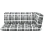 Sofá de palets 2 plazas cojines madera pino impregnada blanco von , Gartensets - Ref: Foro24-3066650, Preis: 249,09 €, Rabatt: %
