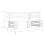 Sofá de palets 2 plazas cojines madera pino impregnada blanco von , Gartensets - Ref: Foro24-3066650, Preis: 249,09 €, Rabatt: %