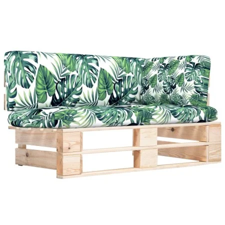 Sofá de esquina de palets de jardín madera de pino impregnada von , Modulare Sofas für den Außenbereich - Ref: Foro24-3066612...