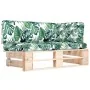 Sofá de esquina de palets de jardín madera de pino impregnada von , Modulare Sofas für den Außenbereich - Ref: Foro24-3066612...