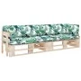 Sofá de palets 2 plazas cojines madera de pino impregnada von , Gartensets - Ref: Foro24-3066684, Preis: 271,79 €, Rabatt: %