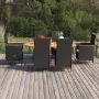 Juego de comedor de jardín 7 piezas negro ratán sintético de , Conjuntos de jardín - Ref: Foro24-3070769, Precio: 1,00 €, Des...