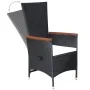 Juego de comedor de jardín 7 piezas negro ratán sintético de , Conjuntos de jardín - Ref: Foro24-3070769, Precio: 1,00 €, Des...