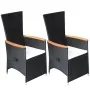Juego de comedor de jardín 7 piezas negro ratán sintético de , Conjuntos de jardín - Ref: Foro24-3070769, Precio: 1,00 €, Des...