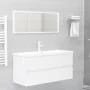 Mueble con lavabo madera de ingeniería blanco brillante von , Badezimmerwaschtische - Ref: Foro24-3071663, Preis: 372,26 €, R...