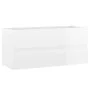 Mueble con lavabo madera de ingeniería blanco brillante von , Badezimmerwaschtische - Ref: Foro24-3071663, Preis: 372,26 €, R...
