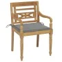 Sillas Batavia 6 unidades madera maciza de teca con cojines de , Sillas de jardín - Ref: Foro24-3073323, Precio: 725,18 €, De...