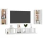 Juego de mueble para TV de 5 piezas madera de ingeniería blanco von , TV-Möbel - Ref: Foro24-3074454, Preis: 189,57 €, Rabatt: %