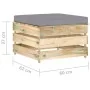 Muebles de jardín 2 piezas con cojines madera impregnada verde by , Garden sets - Ref: Foro24-3074532, Price: 183,00 €, Disco...
