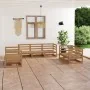 Muebles de jardín 7 piezas marrón miel madera maciza de pino von , Gartensets - Ref: Foro24-3075452, Preis: 446,27 €, Rabatt: %