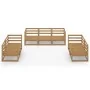 Muebles de jardín 7 piezas marrón miel madera maciza de pino von , Gartensets - Ref: Foro24-3075452, Preis: 446,27 €, Rabatt: %