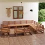 Muebles de jardín 12 piezas marrón miel madera maciza de pino von , Gartensets - Ref: Foro24-3075957, Preis: 789,36 €, Rabatt: %