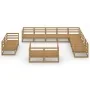 Muebles de jardín 12 piezas marrón miel madera maciza de pino von , Gartensets - Ref: Foro24-3075957, Preis: 789,36 €, Rabatt: %
