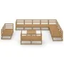 Muebles de jardín 13 piezas marrón miel madera maciza de pino de , Conjuntos de jardín - Ref: Foro24-3075962, Precio: 850,00 ...