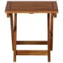 Tumbonas 2 unidades con mesa y cojines madera maciza de acacia by , Loungers - Ref: Foro24-3077387, Price: 358,52 €, Discount: %