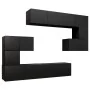 Set de muebles de salón TV 8 piezas madera ingeniería negro von , TV-Möbel - Ref: Foro24-3078828, Preis: 297,73 €, Rabatt: %