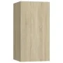 Set muebles de salón TV 10 pzas madera ingeniería roble Sonoma von , TV-Möbel - Ref: Foro24-3079052, Preis: 291,21 €, Rabatt: %