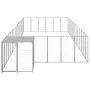 Perrera plateada 26,62 m² acero von , Hundehütten und Zäune - Ref: Foro24-3082224, Preis: 595,72 €, Rabatt: %