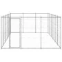 Perrera de exterior de acero galvanizado 21,78 m² de , Casetas y cercados para perros - Ref: Foro24-3082328, Precio: 641,01 €...