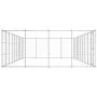 Perrera de exterior de acero galvanizado 43,56 m² de , Casetas y cercados para perros - Ref: Foro24-3082321, Precio: 998,23 €...