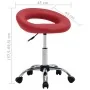 Silla de comedor giratoria de cuero sintético rojo vino tinto de , Sillas de comedor - Ref: Foro24-3085835, Precio: 78,34 €, ...