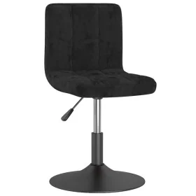 Silla de comedor giratoria de terciopelo negro von , Essstühle - Ref: Foro24-3087500, Preis: 76,28 €, Rabatt: %