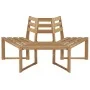Banco de árbol hexagonal medio madera maciza de acacia 160 cm by , garden benches - Ref: Foro24-44251, Price: 194,01 €, Disco...