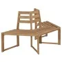 Banco de árbol hexagonal medio madera maciza de acacia 160 cm by , garden benches - Ref: Foro24-44251, Price: 194,01 €, Disco...