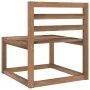 Set de muebles de jardín 2 pzas madera pino impregnada marrón von , Modulare Sofas für den Außenbereich - Ref: Foro24-316194,...