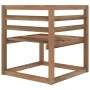 Set de muebles de jardín 2 pzas madera pino impregnada marrón von , Modulare Sofas für den Außenbereich - Ref: Foro24-316194,...