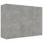 Aparador de madera contrachapada gris hormigón 105x30x75 cm by , Sideboards - Ref: Foro24-800697, Price: 118,76 €, Discount: %