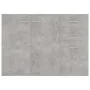 Aparador de madera contrachapada gris hormigón 105x30x75 cm by , Sideboards - Ref: Foro24-800697, Price: 118,76 €, Discount: %