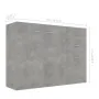 Aparador de madera contrachapada gris hormigón 105x30x75 cm by , Sideboards - Ref: Foro24-800697, Price: 118,76 €, Discount: %
